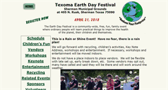 Desktop Screenshot of earthdaytexoma.org